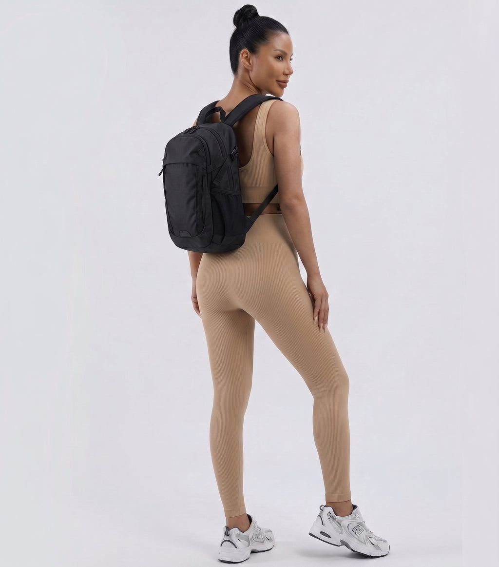 Serenity Ribbed Seamless Set – Sports Bra & Legging